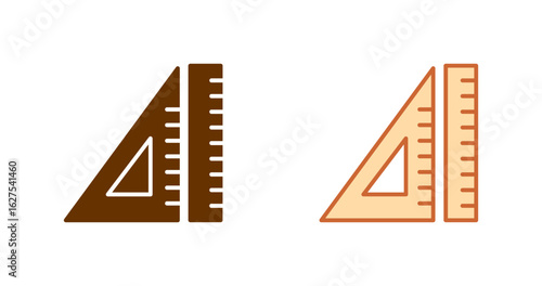 Set Square Vector Icon