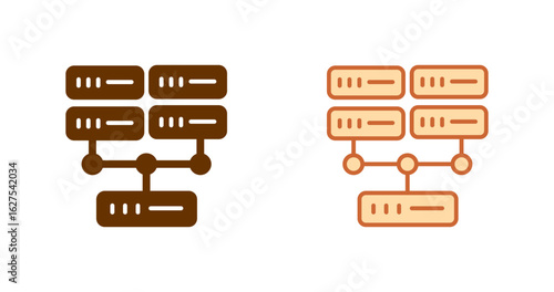 Network Attached Storage Vector Icon