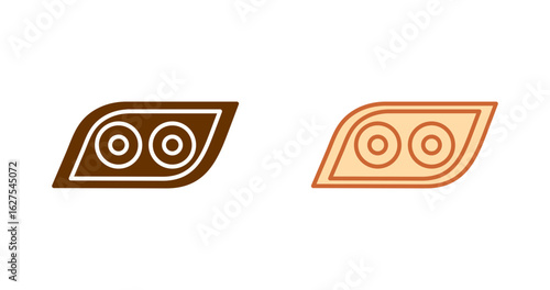 Headlamp Vector Icon