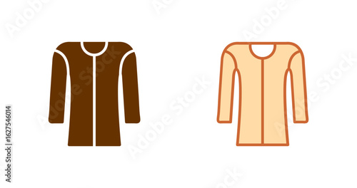 Fleece jacket Vector Icon