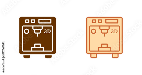 3D Printer Vector Icon