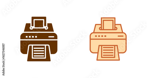 Inkjet Printer Vector Icon