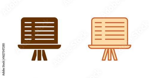 Whiteboard Vector Icon