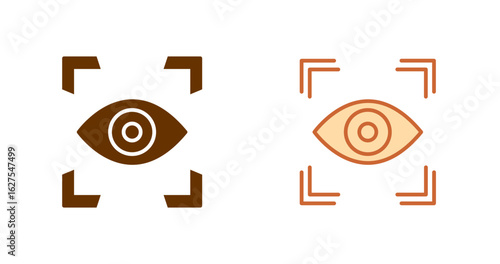 Retinal Scanner Vector Icon