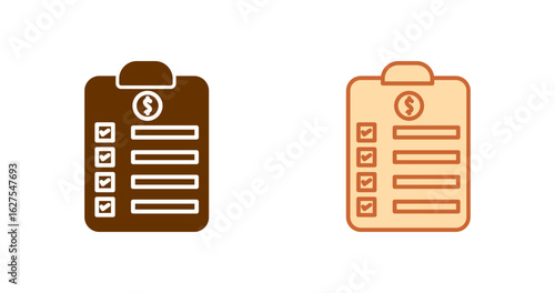 Financial Planning Vector Icon