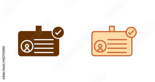 ID Verification Vector Icon