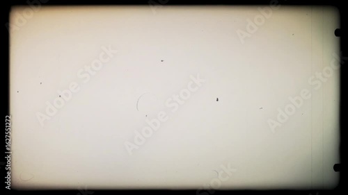 Noise Distress Camera Film Frame, Horror Scary Footage Overlay.