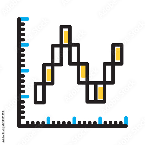 Vector multi color icon for Renko