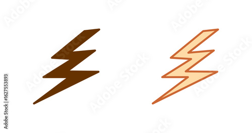 Lightning bolt Vector Icon