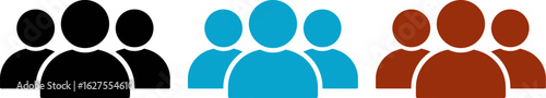 Group people icon vector team community user symbol graphic