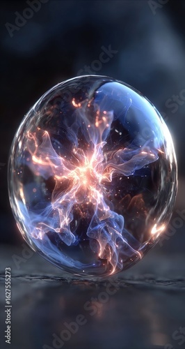 Wallpaper Mural Crystal orb, glowing with inner light Torontodigital.ca