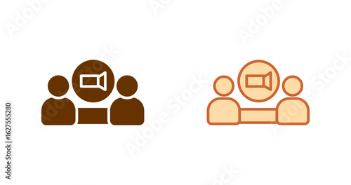 Video Call Vector Icon