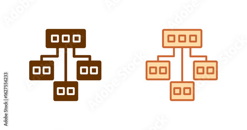 Network Virtualization Vector Icon