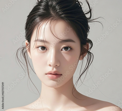 청순한 한국 여성의 클로즈업 포트레이트, Natural Beauty Portraits of Korean Women