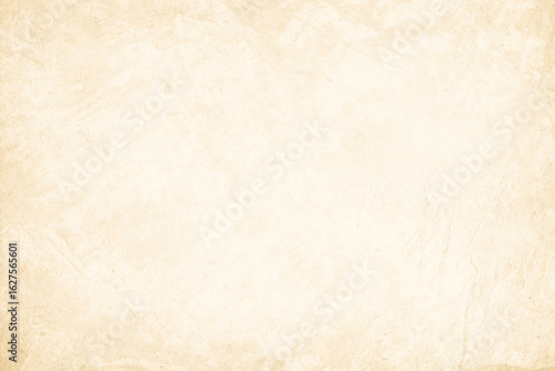 Colour old concrete wall texture background. Close up retro plain cream color cement wall background texture. Design paper vintage parchment element.