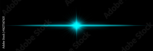 Sharp starburst effect with radiating beams and a central flare on a dark background, perfect for overlays, highlights, and visual emphasis.