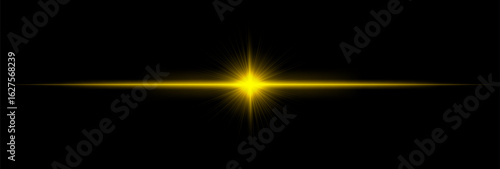 Sharp starburst effect with radiating beams and a central flare on a dark background, perfect for overlays, highlights, and visual emphasis.