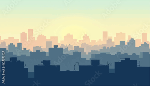 city skyline silhouette