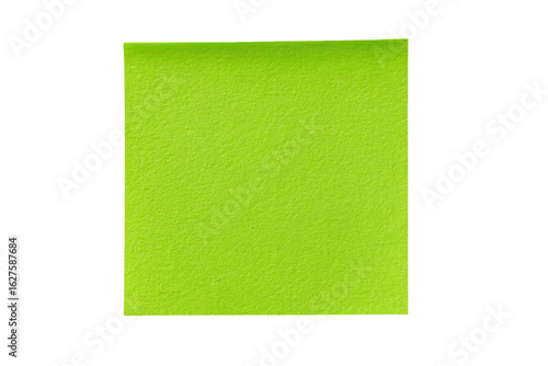 Bright lime green square sticky note (1)