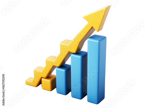 Rising financial graph shows growth, success, and positive trend Free Download Rising financial graph shows growth, success, and positive trend - GFXLoad