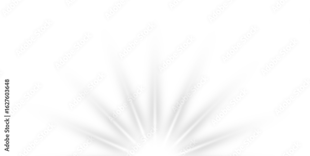 Obraz premium Glowing Abstract Radial Burst Shape on Transparent Background – Futuristic Energy Petal Design