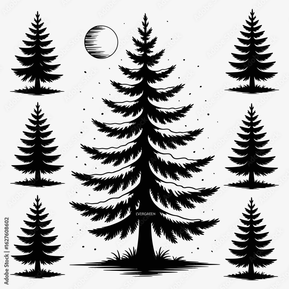 pine, tree, vector, illustration, nature, silhouette, conifer, forest, design, botanical, blackandwhite, evergreen, natureart, plant, outdoors, treeart, landscape, wood, decoration, seasonal, naturei pine, tree, vector, illustration, nature, silhouette, conifer, forest, design, botanical, blackandwhite, evergreen, natureart, plant, outdoors, treeart, landscape, wood, decoration, seasonal, naturei