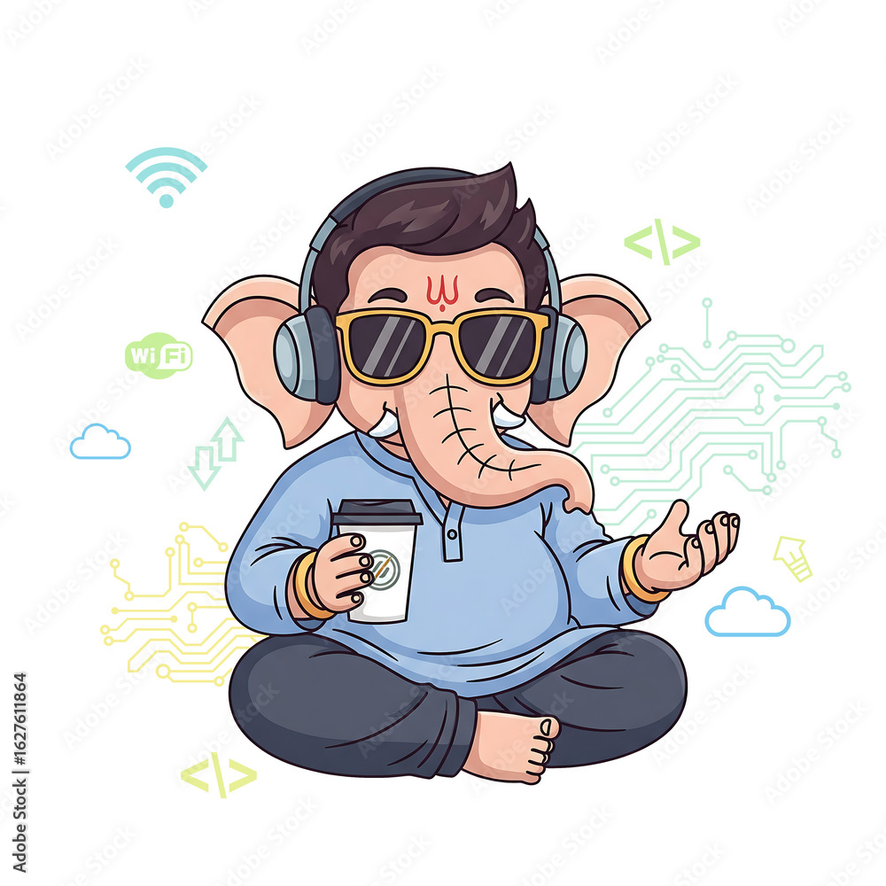 Vinayagar Chaturthi Poster / IT Professional Lord Ganesha / Happy Ganesh Chaturthi Vinayagar Chaturthi Poster / IT Professional Lord Ganesha / Happy Ganesh Chaturthi