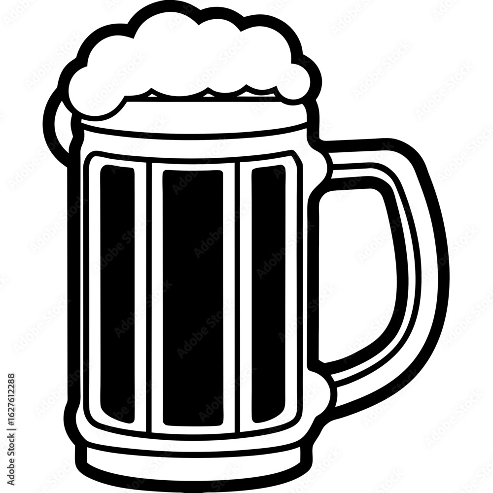 Beer Mug Vector Illustration Beer Mug Vector Illustration