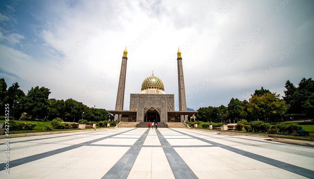 Obraz premium Grand mosque, wide shot