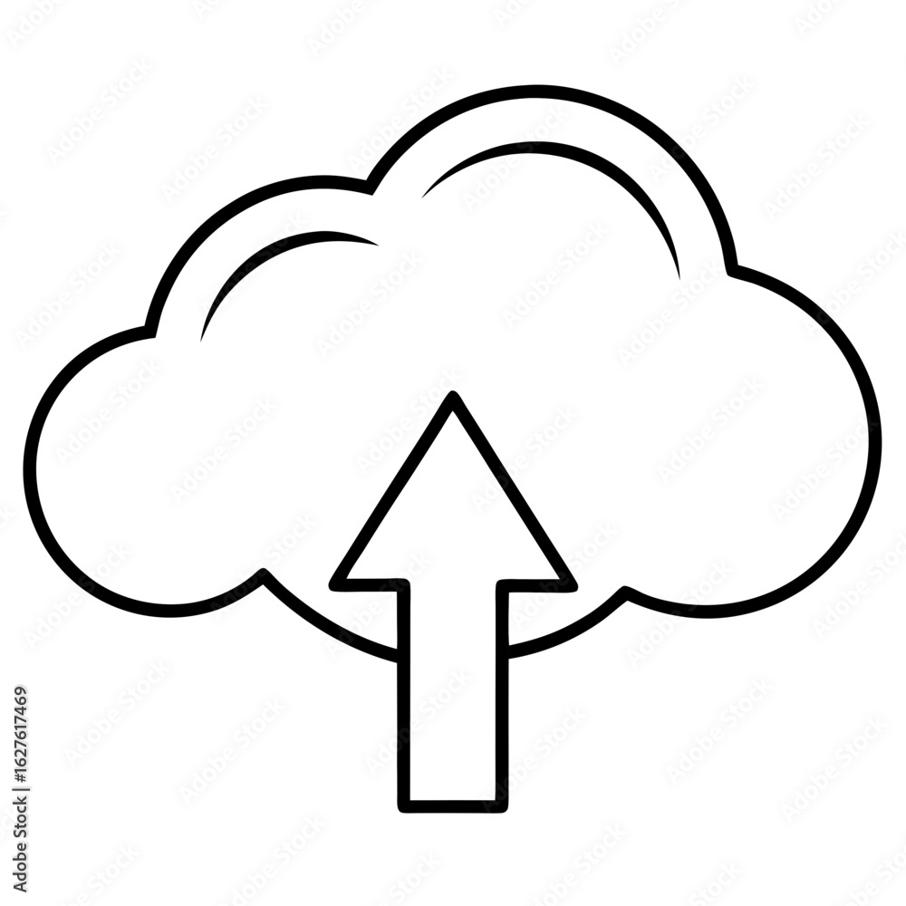 Cloud Data Transfer Vector Art Cloud Data Transfer Vector Art