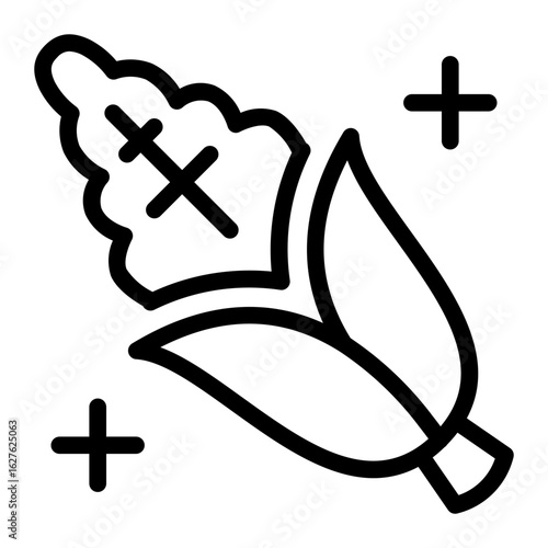 This Corn icon is suitable for Autumn Season, etc.