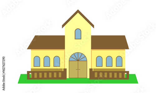 Home building illustration design vector