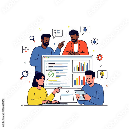 Collaborative Software Development Team.
