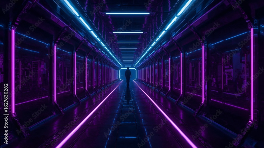 Fototapeta premium subway train in motion