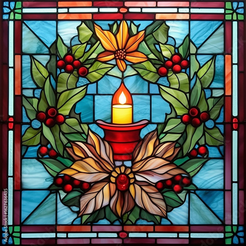 stained glass window