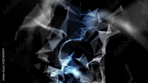 Abstract plexus tech background