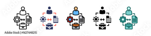 Hiring Process multiple icon