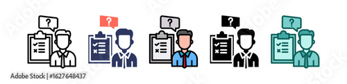 Interview Preparation multiple icon