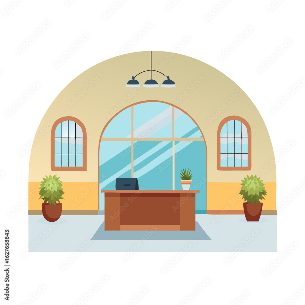 Obraz premium window with flowers
