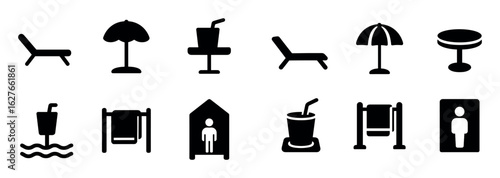 Pool Amenities Icons