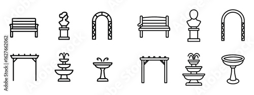 Minimalist Garden Icons