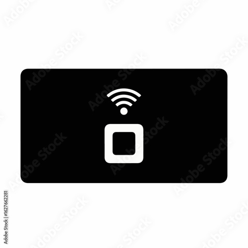 Smart display with wireless connection and modern interface. Smart display features intuitive touchscreen and sleek design.