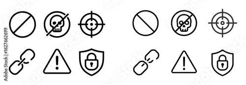 Minimalist Enemy Icons