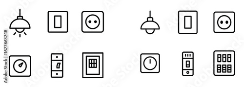 Electrician Icon Set