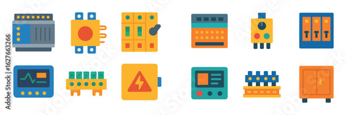 Electrician Icon Set