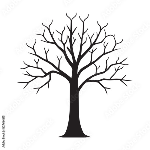 Acid Rain Crystal Tree Pollution Silhouette