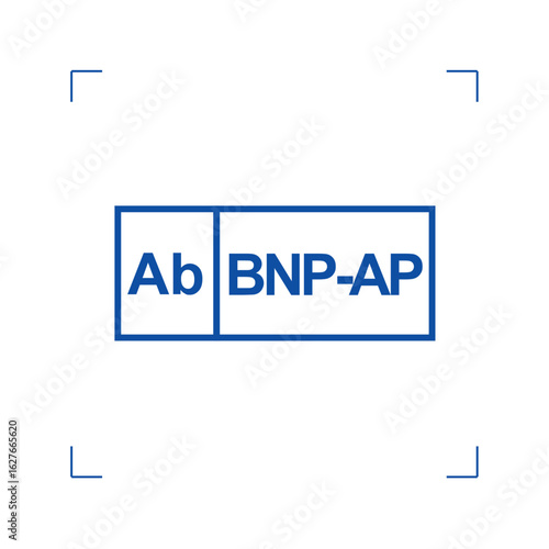 Indicates Antibody BNP – alkaline phosphatase conjugate, symbol