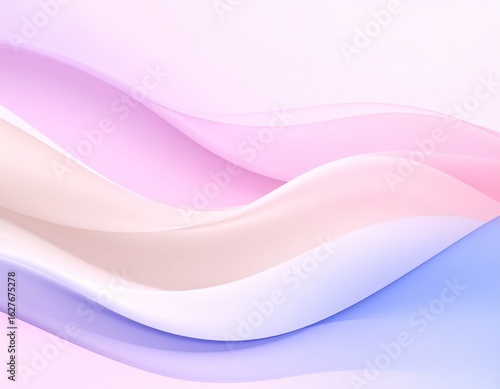 Minimalist Pastel Gradient Background Landscape for Poster, Web Design 