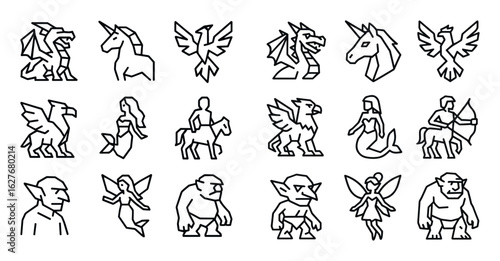 Fantasy Creatures Icons