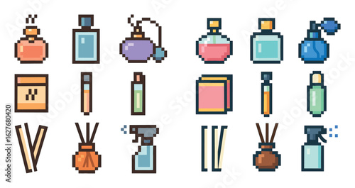 Pixel Art Fragrance Icons